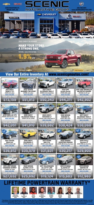 Lifetime Powetrain Warranty