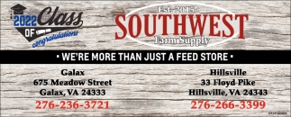 We're More Than Just A Feed Store