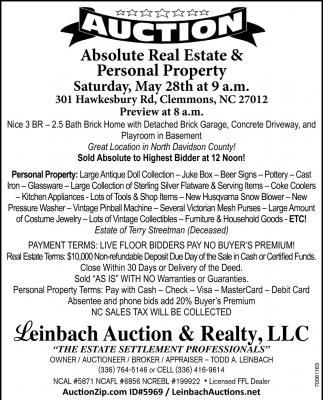 Absolute Real Estate & Personal Property