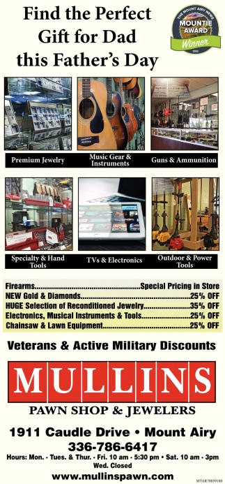 Veterans & Active Military Discounts