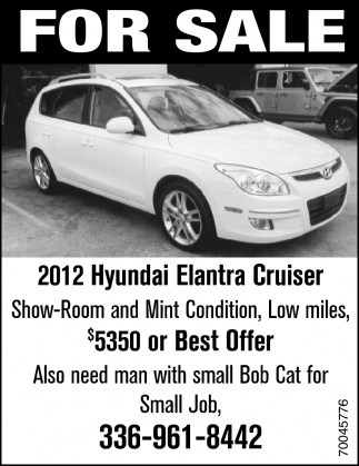 For Sale 2012 Hyundai Elantra Cruiser
