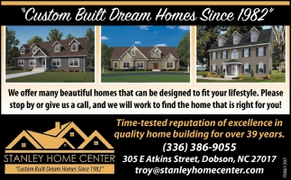 Custom Built Dream Homes Since 1982