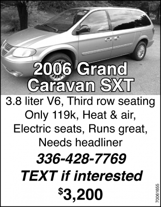 2006 Grand Caravan SXT