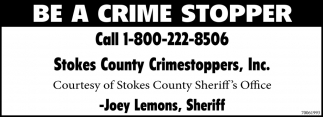 Be A Crime Stopper