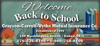 Welcome Back To School