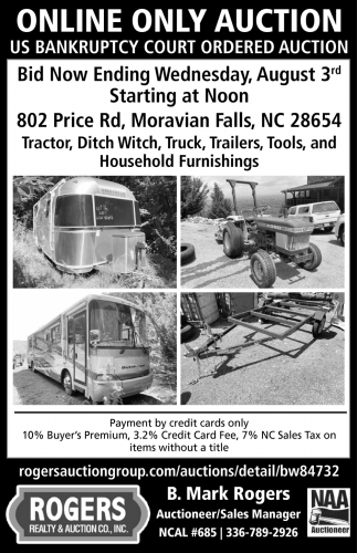 Online Only Auction