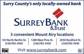 Surry County's Only Locally-Owned Bank