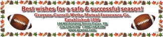 Best Wishes For A Safe & Successful Season!