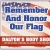 Remember and Honor Our Flag