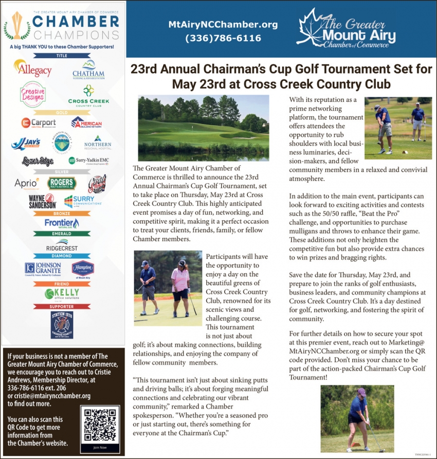 The Greater Mount Airy Chamber of Commerce