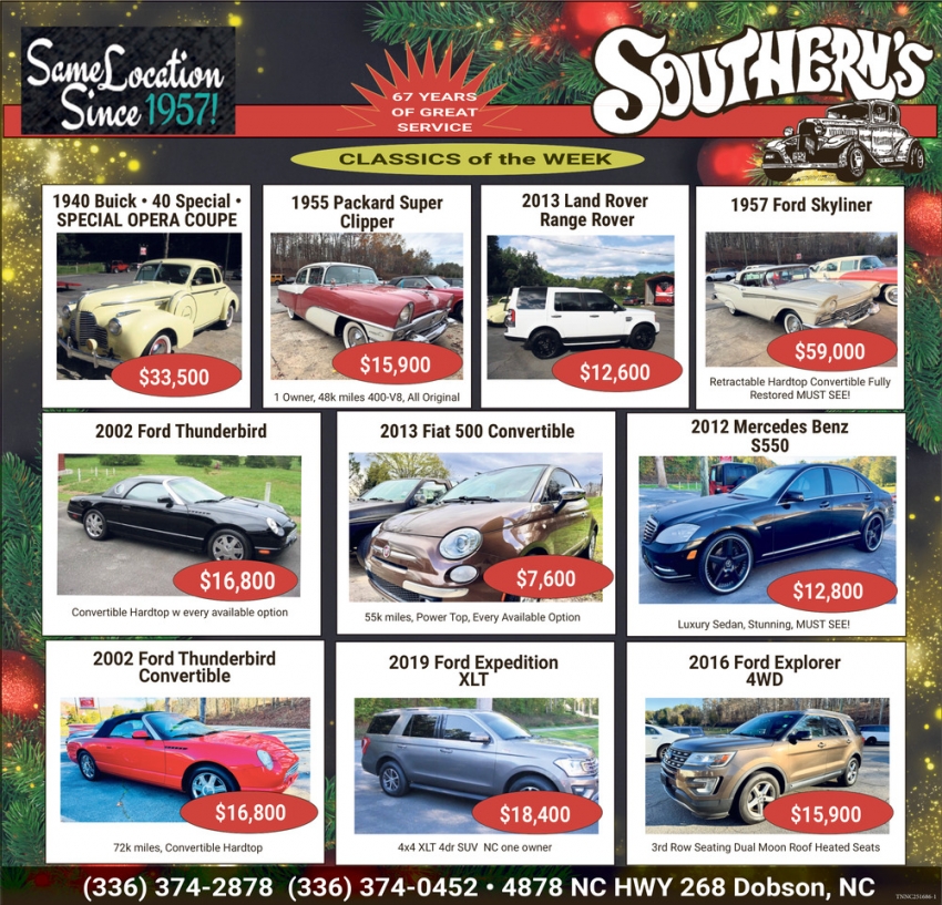 Southern's Used Cars