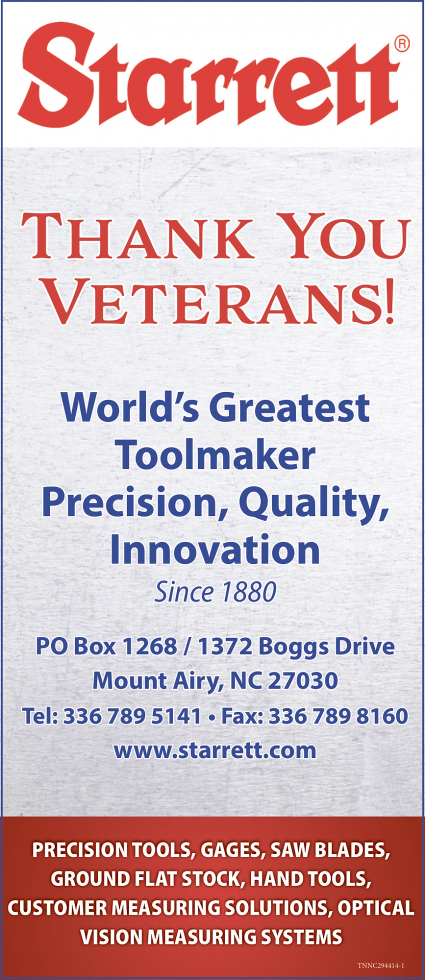 L.S. Starrett Company