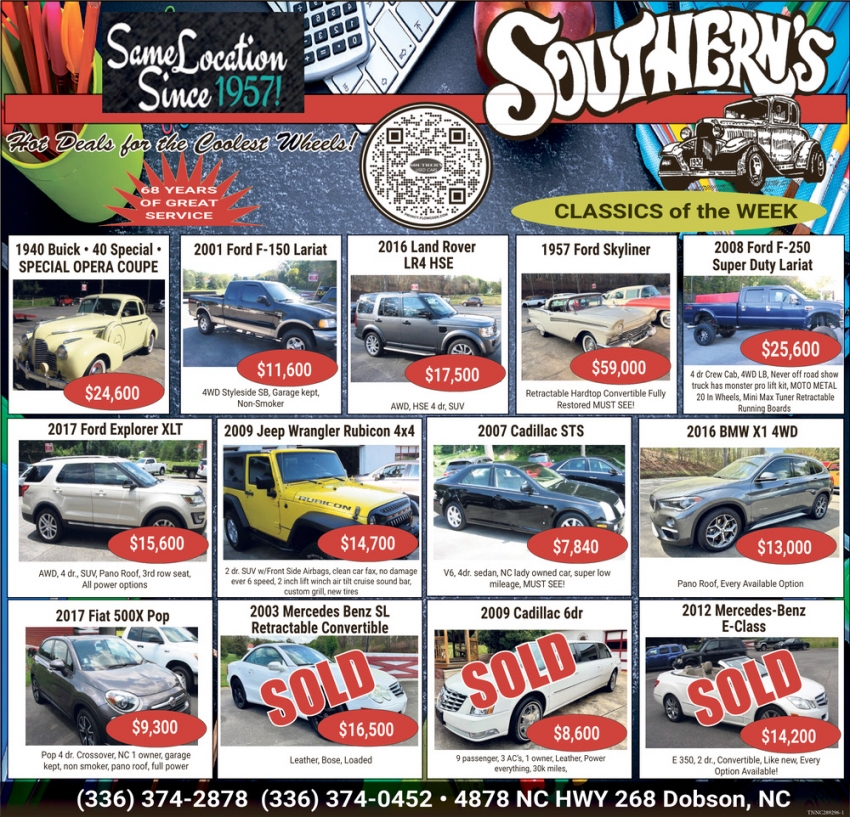 Southern's Used Cars