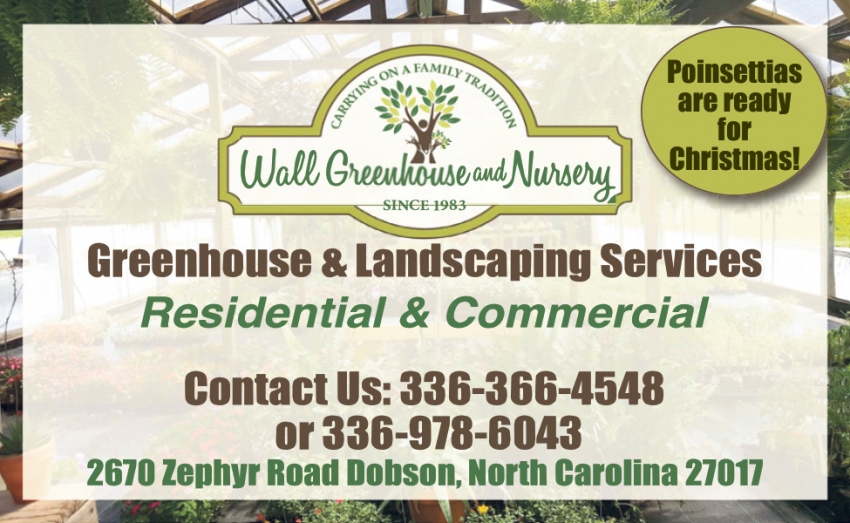 Wall Greenhouse And Nursery