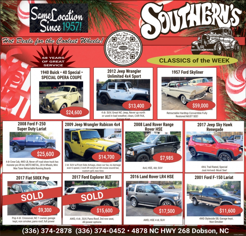 Southern's Used Cars