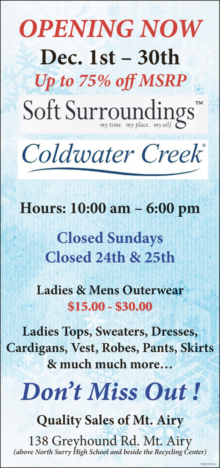 Quality Sales of Mount Airy