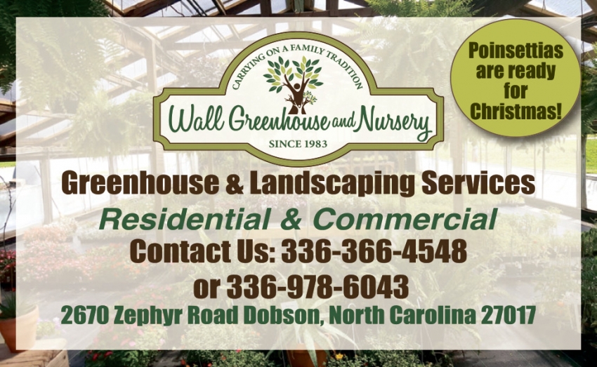 Wall Greenhouse And Nursery