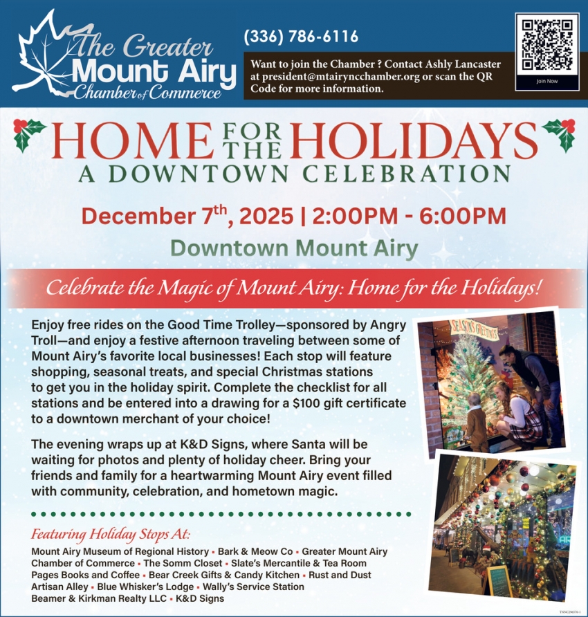 The Greater Mount Airy Chamber of Commerce