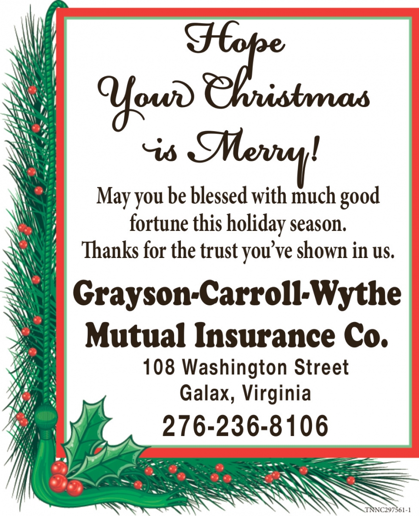 Grayson-Carroll-Wythe Mutual Insurance Co.
