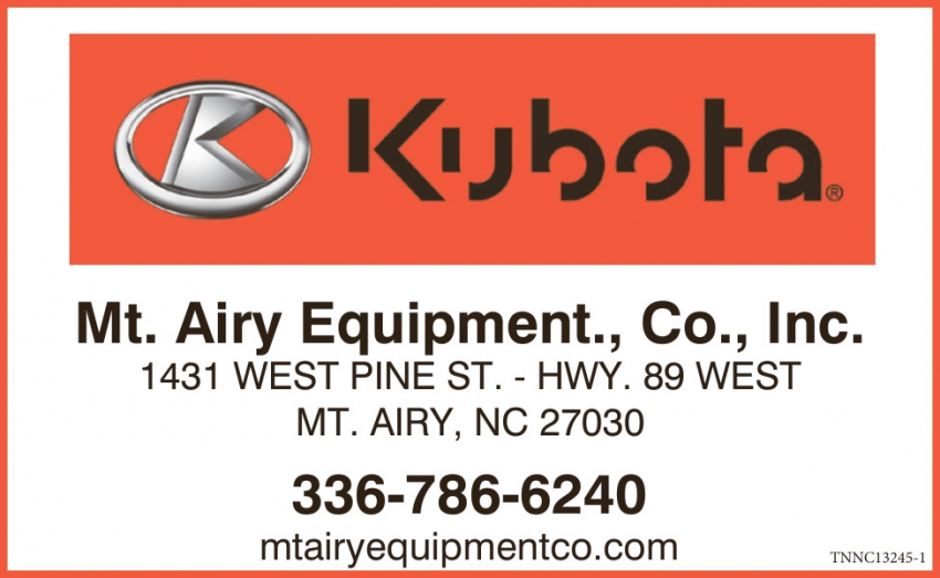 Mt. Airy Equipment Company, Inc.