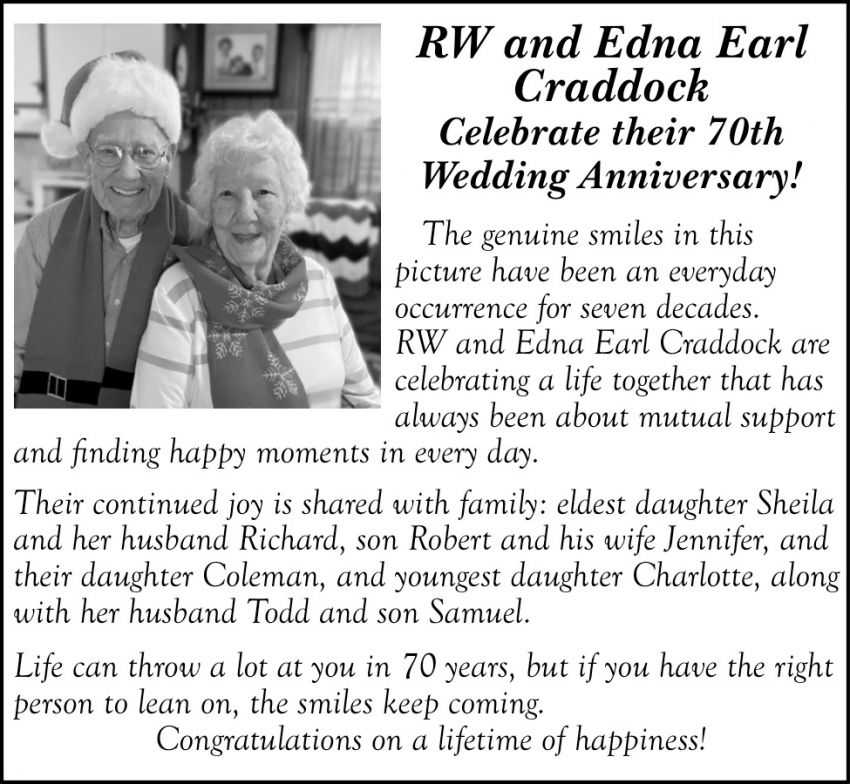 Rw & Edna Earl Craddock