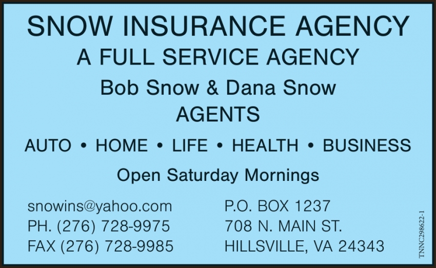 Snow Insurance Agency