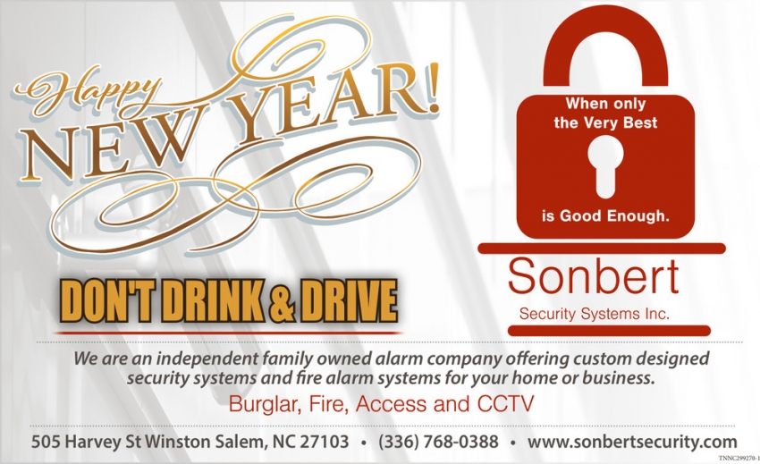 Sonbert Security Systems Inc.