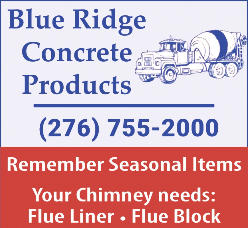 Blue Ridge Concrete Products Inc.