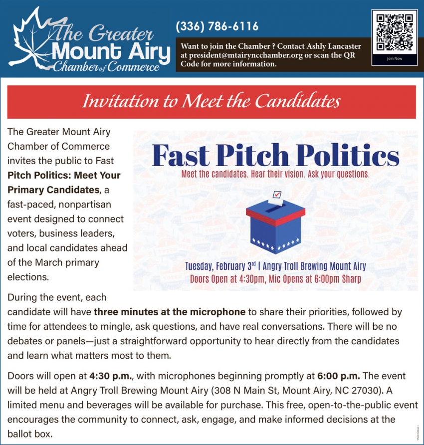 The Greater Mount Airy Chamber of Commerce