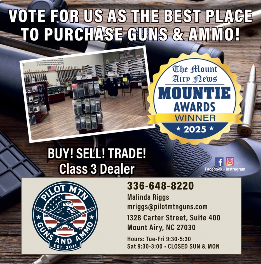 Pilot Mountain Guns & Ammo