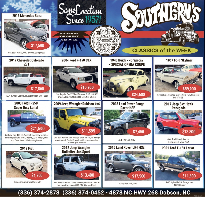 Southern's Used Cars