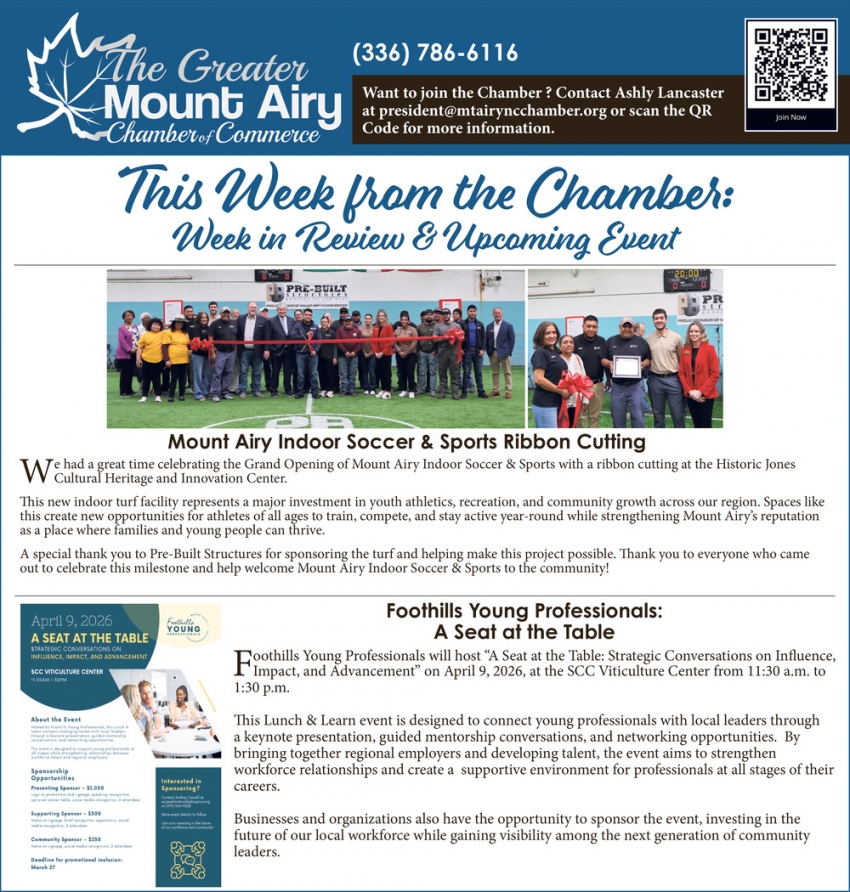 The Greater Mount Airy Chamber of Commerce