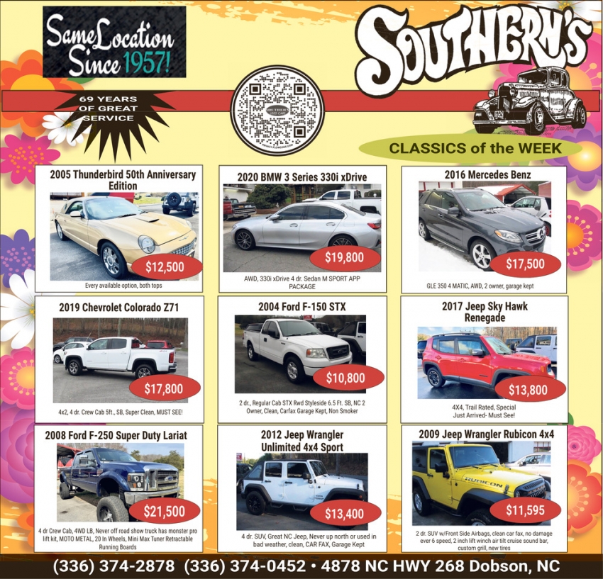 Southern's Used Cars