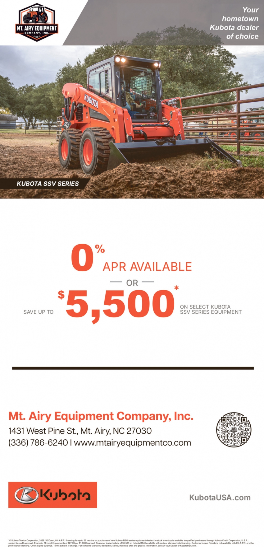 Mt. Airy Equipment Company, Inc.