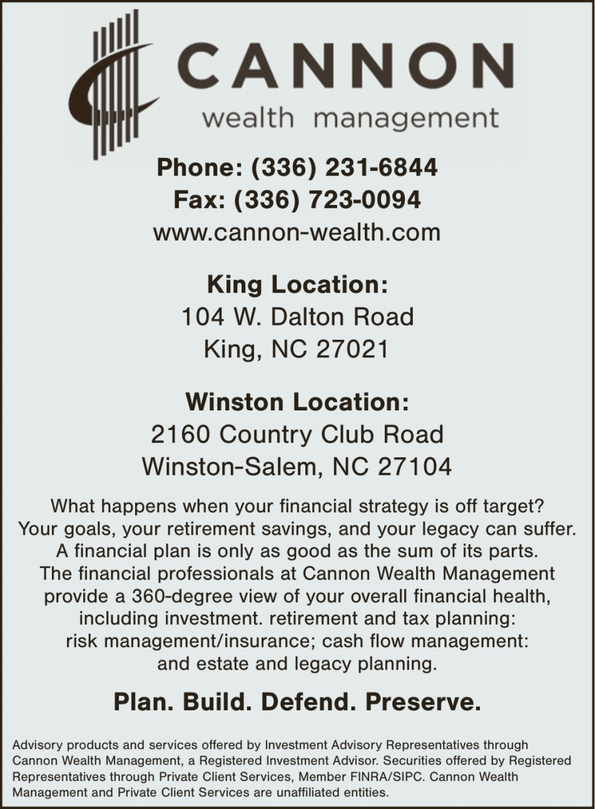 Cannon Wealth Management