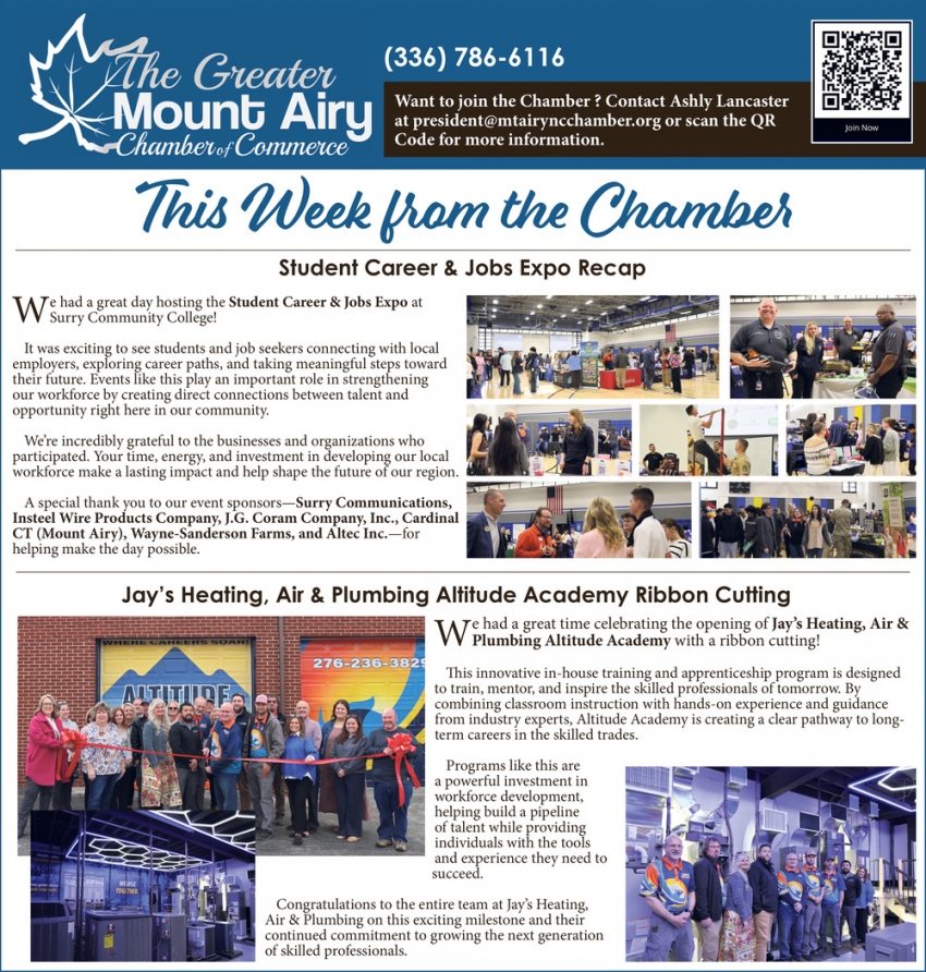 The Greater Mount Airy Chamber of Commerce