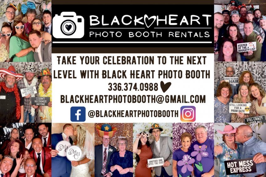 Black Heart Photo Booth