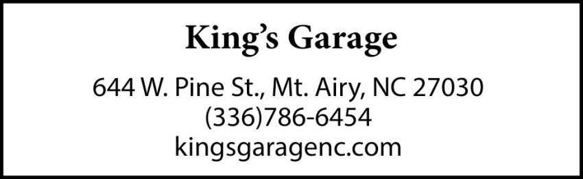 King's Garage Repair & Towing Service