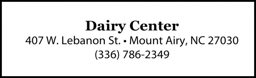 Dairy Center