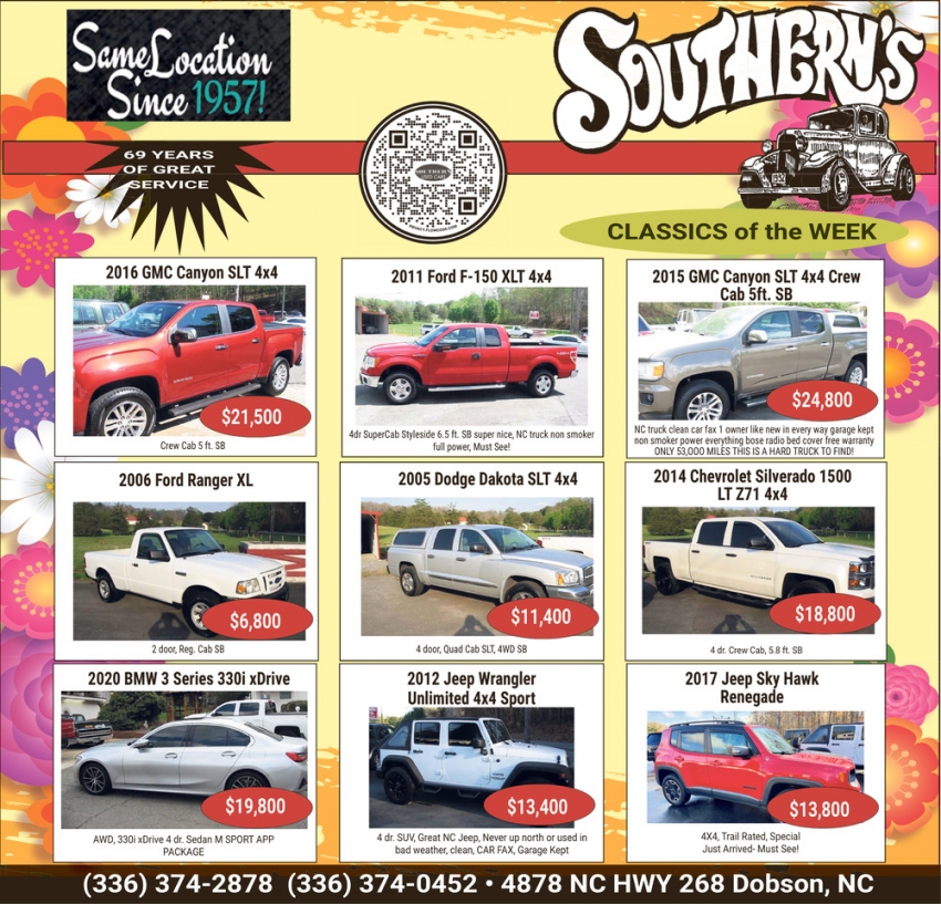 Southern's Used Cars