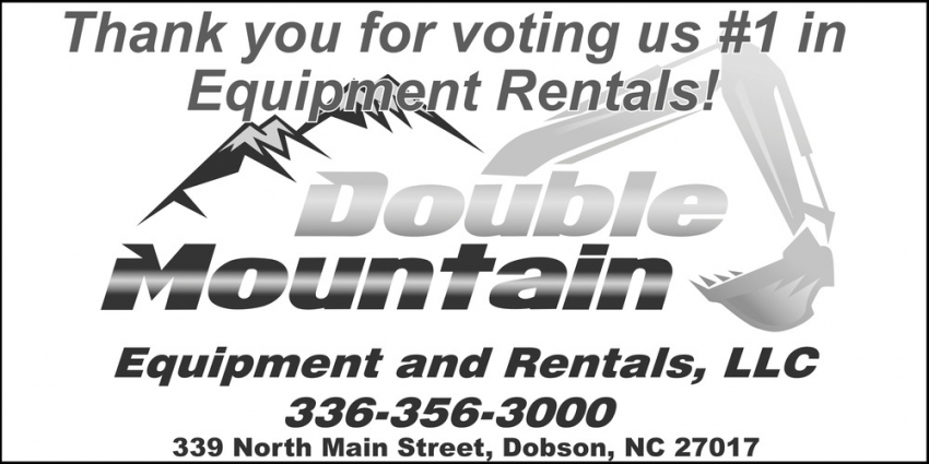 Double Mountain Equipment and Rentals, LLC