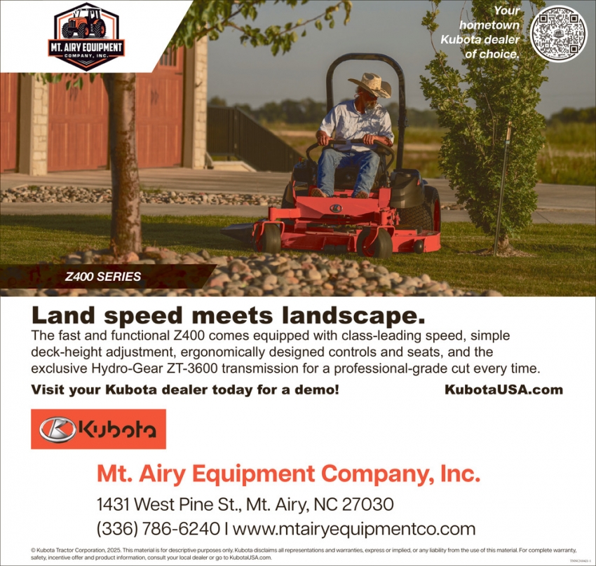 Mt. Airy Equipment Company, Inc.