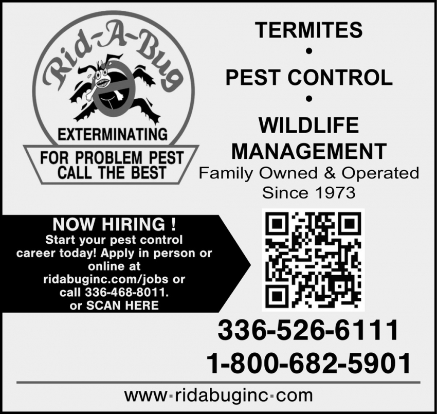 Rid-A-Bug Exterminating