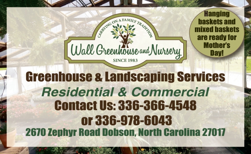 Wall Greenhouse And Nursery