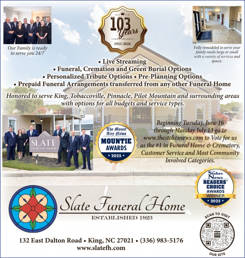 Slate Funeral Home