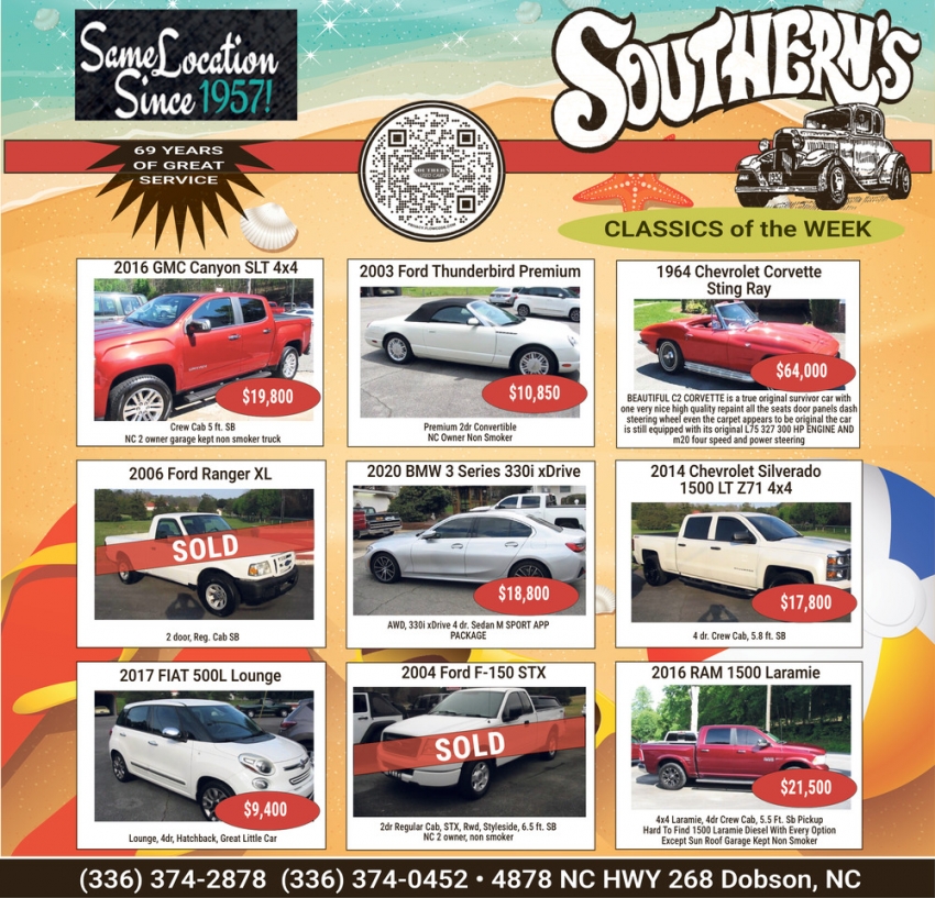 Southern's Used Cars
