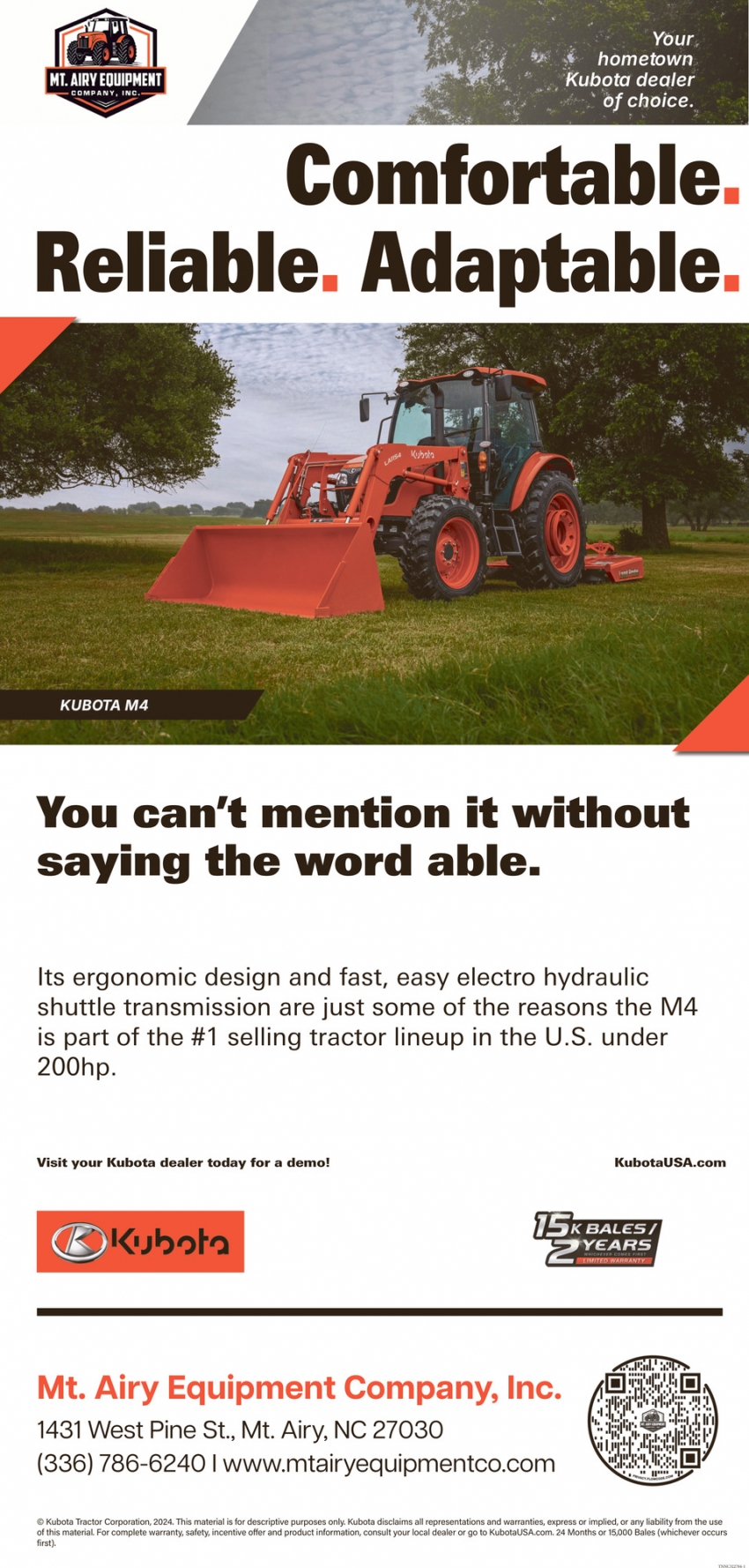 Mt. Airy Equipment Company, Inc.