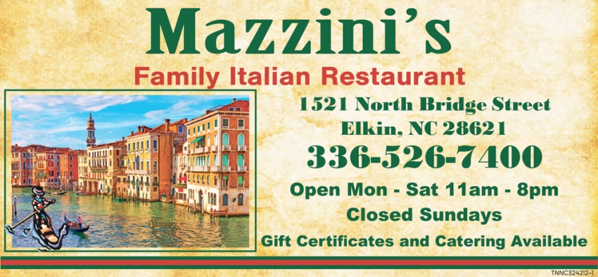 Mazzini's Family Italian Restaurant