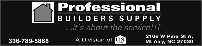 Professional Builders Supply
