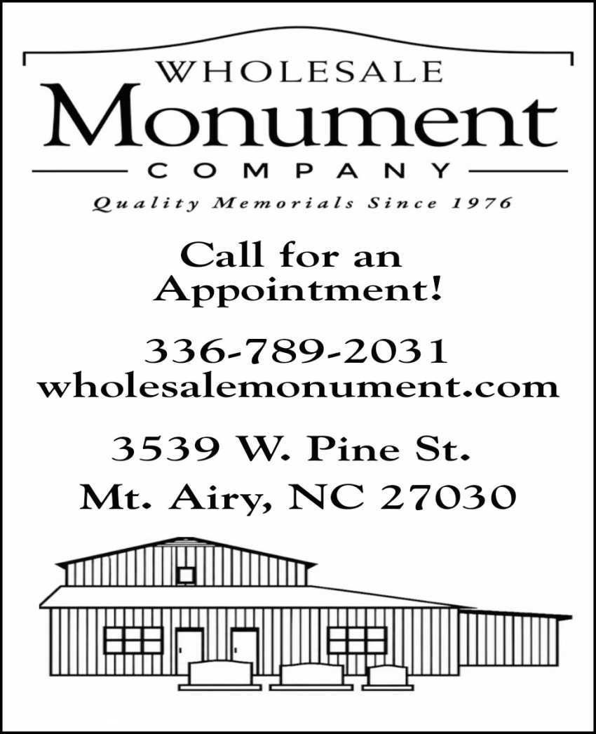 Wholesale Monument Company